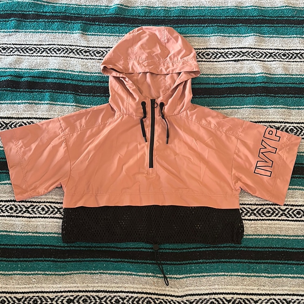 Ivy Park *NWOT* Women's Athletic Crop Windbreaker Hoodie